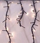 Вулична гірлянда бахрома Феєрверк 240 LED, 2,5x0,6 м, чорний каучук, 220 В, IP65, Теплий білий - зображення 2