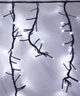Уличная гирлянда бахрома Фейерверк 240 LED, 2,5x0,6м, черный каучук, 220В, IP65, Холодный белый - изображение 2