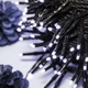 Уличная гирлянда бахрома Фейерверк 240 LED, 2,5x0,6м, черный каучук, 220В, IP65, Холодный белый - изображение 6