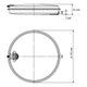 Расширительний бак для котла 6 литров Ø392 3/8" Zilmet OEM-PRO - изображение 4