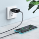 Зарядное устройство с быстрой зарядкой QC 3.0 для телефона + кабель USB Type-C HOCO C72Q |1USB, 3A| Черный - изображение 5