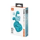 Беспроводные наушники TWS JBL Tune Flex 2 Turquoise (JBLTFLEX2TQE), закрытые, активное шумоподавление, 6 микрофонов, 48 часов автономной работы, IP54, бирюзовые - изображение 11