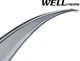 Дефлекторы окон Wellvisors с хромированным молдингом передние и задние Volvo S60 2011-2018 4 шт (3-847VO002) - изображение 3