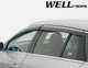 Дефлекторы окон Wellvisors с хромированным молдингом передние и задние Volvo V60 2015-2018 Hatchback 4 шт (3-847VO004) - изображение 9