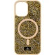 TPU чехол Bling Guard World Rock Case Diamond with MagSafe для Apple iPhone 16 (6.1") Gold - изображение 1