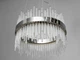 Инновационная подвесная хрустальная диодная люстра для спальни, THE LIGHT 90W, хром - изображение 4