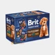 Мультипак вологий корм для собак малих порід Brit Premium Fillets in Gravy , філе в соусі 12 шт х 85 г, паучі - зображення 1