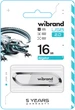 Флеш память USB Wibrand Aligator 16GB USB 2.0 White (WI2.0/AL16U7W) - изображение 2