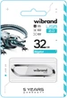 Флеш память USB Wibrand Aligator 32GB USB 2.0 White (WI2.0/AL32U7W) - изображение 2