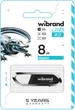 Флеш память USB Wibrand Aligator 8GB USB 2.0 Black (WI2.0/AL8U7B) - изображение 2