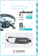 Флеш память USB Wibrand Aligator 8GB USB 2.0 Grey (WI2.0/AL8U7G) - изображение 2