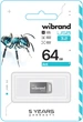 Флеш память USB Wibrand Ant 64GB USB 3.2 Gen1 Silver (WI3.2/AN64M4S) - изображение 2