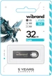 Флеш память USB Wibrand Eagle 32GB USB 3.2 Gen1 Grey (WI3.2/EA32U10G) - изображение 2