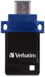 Флеш память USB Verbatim Dual USB Drive 32GB USB 3.2 Gen1 + Type-C Blue (49966) - изображение 4