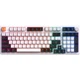 Клавиатура GamePro MK170W Hot-Swap Red Switch 95% RGB USB-A White - изображение 1