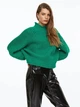 Свитер вязаный теплый женский H&M 990911c14 XS Зеленый (KC1000000042661) - изображение 1