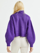 Свитер вязаный женский H&M 1095218004c15 M Фиолетовый (KC1000000043313) - изображение 2