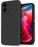 Силиконовый чехол HardCorner Motorola Moto G24 (с микрофиброй) Black (38320-2B) - изображение 1