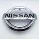 Эмблема логотип Nissan на решётку радиатора (хром) 130*112 мм 628901KA0A - изображение 2