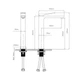 Змішувач для раковини Qtap Slavonice високий QTSLA1042H103B Black Matt - изображение 2