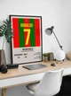 Постер футболка Кріштіану Роналду / Cristiano Ronaldo / футболка Роналдо / збірна Португалії - изображение 1