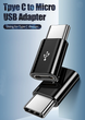 Перехідник адаптер Micro USB - Type-C Black - зображення 1