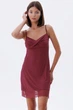 Сорочка Leinle 40(XS) Бордовый (106780) - изображение 3