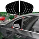 Накладки на окна задней двери BMW 5 series E60 2004-2010 уголки жабры 2шт цвет Черный - изображение 5