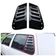 Накладки на окна задней двери Volkswagen Golf MK4 1997-2003 уголки жабры 2шт цвет Черный - изображение 1