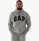 Толстовка Gap Logo Zip Hoodie Grey 218871731 XL - зображення 1