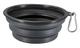Силіконова складна дорожня миска Derby Collapsible silicone pet bowl, 400 мл Чорний - зображення 1