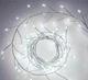 Світлодіодна гірлянда мішура "Роса", 30м, 900 LED, від мережі 220V, прозорий провід, Білий - зображення 6