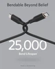 Кабель Anker 643 PowerLine III USB-C to USB-C 240W Flow Silicone 0,9m для iPhone 17/17 Pro/17 Pro Max, iPhone 16/15/14/13/12 Series - Black - изображение 4