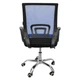 Кресло офисное на колесах Bonro B-619 Blue (40030001) - изображение 3