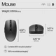 Мышь беспроводная HP 710 Rechargeable Silent Wireless Black (6E6F2AA) - изображение 3