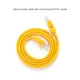 Патч-корд UGREEN NW103 Cat 5E/U/UTP/1m/Yellow (UGR-11230) - зображення 3