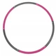 Обруч массажный Hula Hoop SportVida V-HK0215, 90 см, Grey/Pink - изображение 1