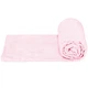 Плед-покривало Extra Soft Springos HA7128 світло-рожевий 130x180 см - зображення 4
