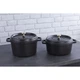 Кастрюля Staub Cast Iron 4,7 л высокая черная (12502423) - изображение 7