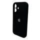 Защитный чехол-накладка Silicone Full Case AA Camera Protect для Apple iPhone 16 Black (FullAAi16-14) - изображение 4