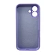 Защитный чехол-накладка Silicone Full Case AA Camera Protect для Apple iPhone 16 Elegant Purple (FullAAi16-26) - изображение 2