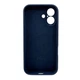 Защитный чехол-накладка Silicone Full Case AA Camera Protect для Apple iPhone 16 Dark Blue (FullAAi16-7) - изображение 2