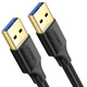Кабель UGREEN USB-A to USB-A 3.0 Male to Male Cable 1m Black (UGR-10370) - изображение 1