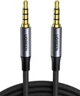 Аудіо кабель UGREEN AUX 3.5 мм 4-Pole M/M Audio Cable Alu Case 2m Black (UGR-20782) - зображення 3