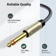 Аудіо кабель UGREEN AUX 3.5mm TRS to Dual 6.35mm TS Audio Cable 1m Grey (UGR-10613) - зображення 5
