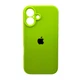 Защитный чехол-накладка Silicone Full Case AA Camera Protect для Apple iPhone 16 Shiny Green (FullAAi16-24) - изображение 1