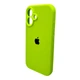 Защитный чехол-накладка Silicone Full Case AA Camera Protect для Apple iPhone 16 Shiny Green (FullAAi16-24) - изображение 3