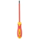 Отвертка Molder MT35005 шлицевая диэлектрическая VDE 1000В SL5.5x125mm STM01393 - изображение 1