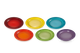 Набір із 6 десертних тарілок Le Creuset Rainbow 22 см різнокольоровий (79285228359006) - зображення 2