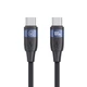 Кабель 100W швидка зарядка Usams US-SJ632 U85 100W Type-C / Type-C 1.2m Black (SJ632USB01) - зображення 1